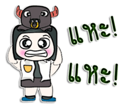 Hello! My name is BubBub.^___^! sticker #12766076