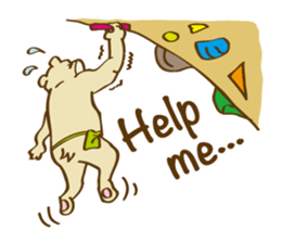 Bear Climber sticker #12766378