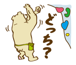 Bear Climber sticker #12766379