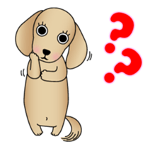 Animated! The Dachshund stickers sticker #12767055