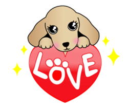 Animated! The Dachshund stickers sticker #12767063