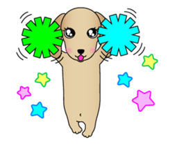 Animated! The Dachshund stickers sticker #12767065