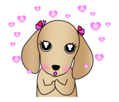 Animated! The Dachshund stickers sticker #12767071