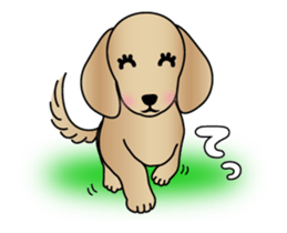 Animated! The Dachshund stickers sticker #12767076