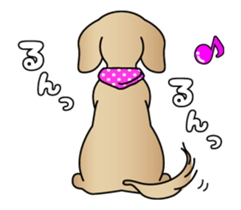 Animated! The Dachshund stickers sticker #12767077