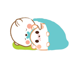 Super cute hamster in love sticker #12767311