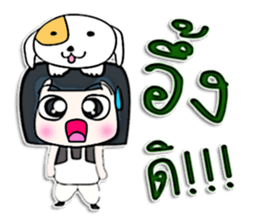 Hi! My name is Miki.^^ sticker #12767973