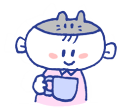 Working Cat teacher in a school sticker #12768233