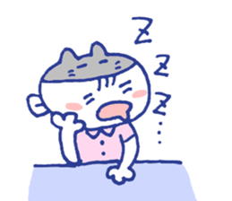 Working Cat teacher in a school sticker #12768254
