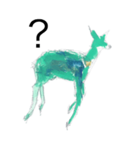 Coloring of animals sticker #12769058