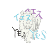 Coloring of animals sticker #12769060