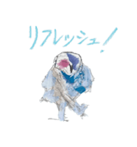 Coloring of animals sticker #12769063