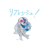 Coloring of animals sticker #12769063