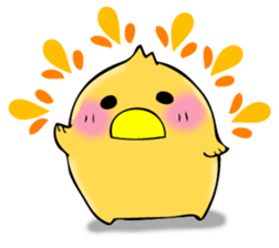 From egg, chick sticker #12769345