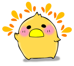 From egg, chick sticker #12769345