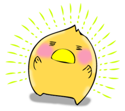 From egg, chick sticker #12769346