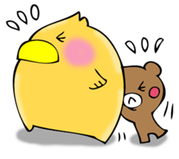 From egg, chick sticker #12769352