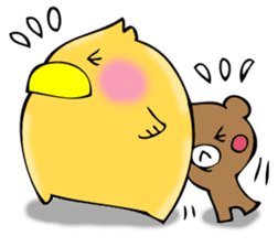 From egg, chick sticker #12769352