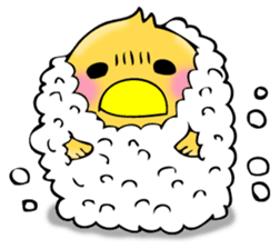 From egg, chick sticker #12769354