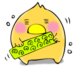 From egg, chick sticker #12769356