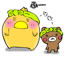 From egg, chick sticker #12769357