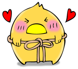 From egg, chick sticker #12769363