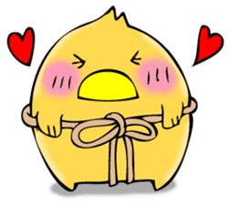 From egg, chick sticker #12769363