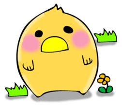 From egg, chick sticker #12769365