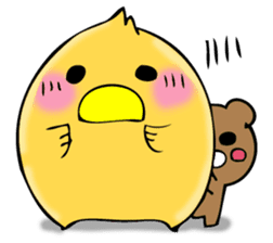 From egg, chick sticker #12769376