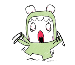 Little Monster Fan Art sticker #12770801