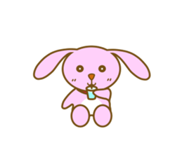 maron-chan of the lop-eared rabbit sticker #12771165