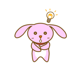 maron-chan of the lop-eared rabbit sticker #12771183