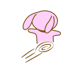 maron-chan of the lop-eared rabbit sticker #12771184