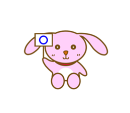 maron-chan of the lop-eared rabbit sticker #12771186
