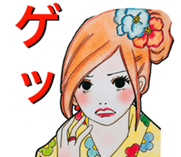 pretty girls etc. sticker #12771967