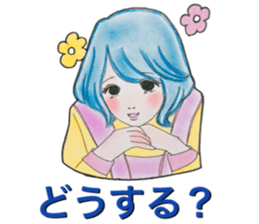 pretty girls etc. sticker #12771979