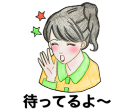 pretty girls etc. sticker #12772004