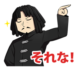 Dreadlocks of uncle2 sticker #12772294