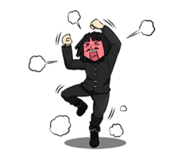 Dreadlocks of uncle2 sticker #12772310