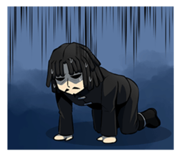 Dreadlocks of uncle2 sticker #12772321