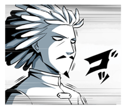 Dreadlocks of uncle2 sticker #12772325