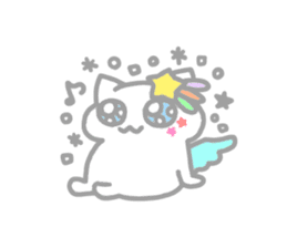 star cat in stars sticker #12772526