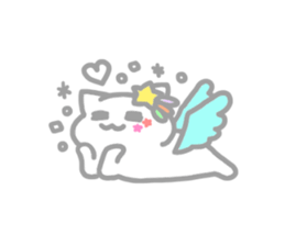 star cat in stars sticker #12772528
