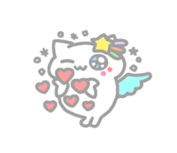 star cat in stars sticker #12772537