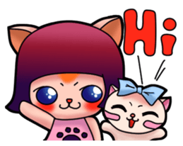 Opal girl and O-mi's daily life sticker #12772612