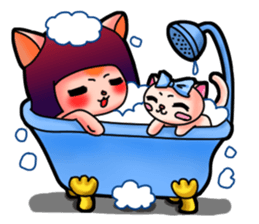 Opal girl and O-mi's daily life sticker #12772616