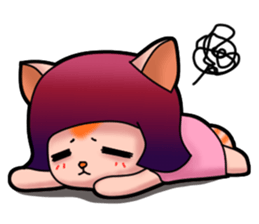 Opal girl and O-mi's daily life sticker #12772617