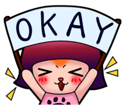 Opal girl and O-mi's daily life sticker #12772625