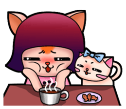 Opal girl and O-mi's daily life sticker #12772631