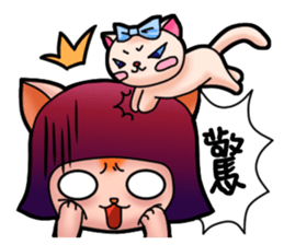 Opal girl and O-mi's daily life sticker #12772636